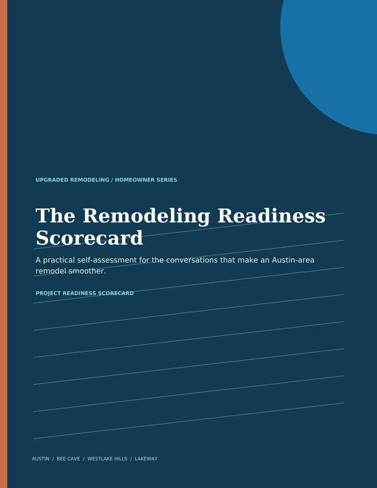 Cover of The Remodeling Readiness Scorecard by Upgraded Remodeling
